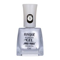 Esmalte Risque Diamond Gel Divas no Poder Estrela da Festa 9,5ml
