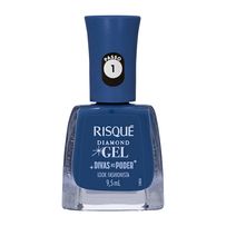 Esmalte Risque Diamond Gel Divas no Poder Look Fashionista 9,5ml