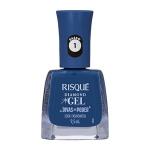 Esmalte Risque Diamond Gel Divas no Poder Look Fashionista 9,5ml