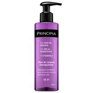 Óleo de Limpeza Demaquilante Principia OL-01 200ml