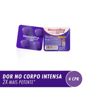 Neosaldina Muscular Max 4 Comprimidos