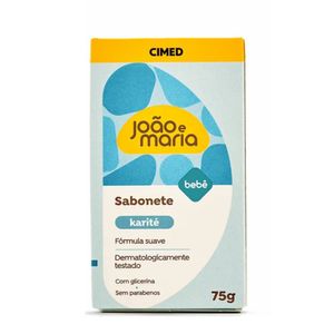 Sabonete em Barra Bebê Cimed João e Maria Karité 75g
