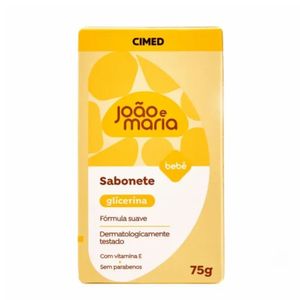Sabonete em Barra Bebê Cimed João e Maria Glicerina 75g