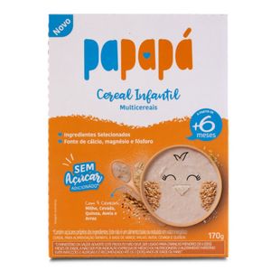 Cereal infantil Papapá Multicereais 170g