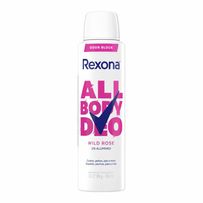 Desodorante Corporal Aerosol Rexona All Body Deo Wild Rose 150ml