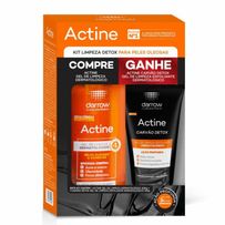 Kit Darrow Actine Gel De Limpeza 400g + Gel De Limpeza Esfoliante Carvão Detox 100g
