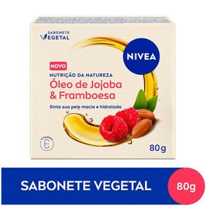 Sabonete em Barra Nivea Nutrição da Natureza Óleo de Jojoba & Framboesa 80g
