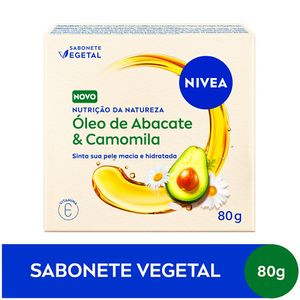 Sabonete em Barra Nivea Nutrição da Natureza Óleo de Abacate & Camomila 80g