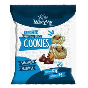 Biscoito de Proteína WheyViv Fit Sabor Cookies 45g