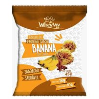 Biscoito de Proteína WheyViv Fit Sabor Banana com Canela 45g