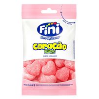 Bala de Gelatina Fini Zero Açúcares Coração Azedinho 35g