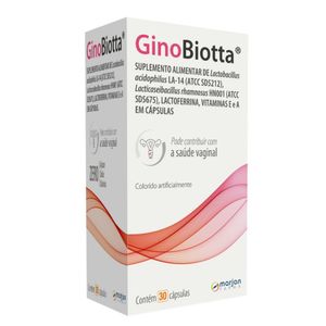 Suplemento Alimentar GinoBiotta 30 Cápsulas