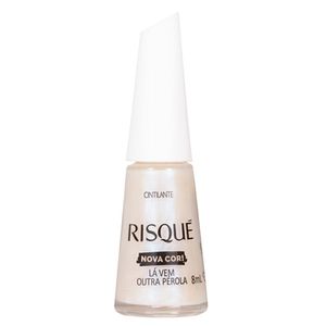 Esmalte Risqué Cintilante Nova Cor Lá Vem Outra Pérola 8ml