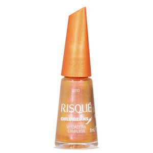 Esmalte Risqué & Chilli Efeito Chillibeans Verdadeira Camaleoa Laranja 8ml