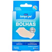 Curativo Hidrocoloide para Bolhas Baruel Tenys Pé Calcanhares 6 Unidades