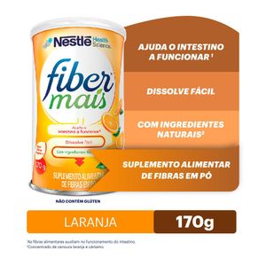 Suplemento Alimentar de Fibras Fibermais Laranja 170g