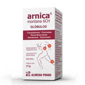 Arnica Montana 6CH Glóbulos Almeida Prado 13g