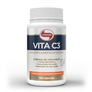 Vita C3 Vitafor Vitamina C 120 Cápsulas
