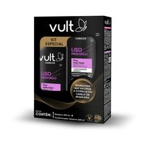 Kit Vult Liso Profundo Shampoo 200ml + Condicionador Intensivo 200ml