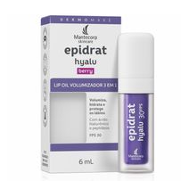 Hidratante Labial Mantecorp Skincare Epidrat Hyalu Lip Oil Volumizador 3em1 Berry 6ml