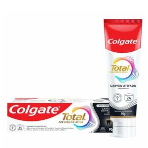 Creme Dental Colgate Total Carvão Ativado 90g