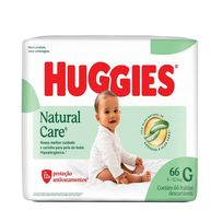 Fralda Huggies Natural Care G 66 Unidades