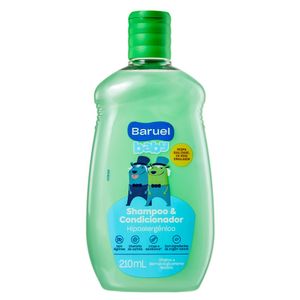 Shampoo e Condicionador Infantil Baruel Baby 2 em 1 - 210ml