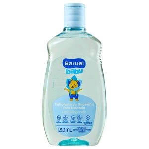 Sabonete Líquido Baruel Baby Glicerina Pele Delicada 210ml