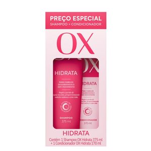 Kit Ox Hidrata Shampoo 375ml + Condicionador 170ml