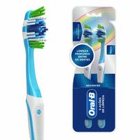 Escova Dental Oral-B Advanced 5 Ações De Limpeza Macia 2 Unidades