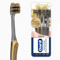Escova Dental Oral-B Sensitive Purification Gold Collection Extra Macia 4 Unidades
