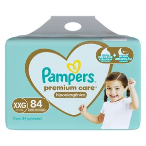 Fralda Pampers Premium Care XXG 84 Unidades
