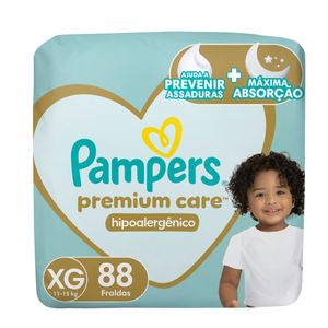 Fralda Pampers Premium Care XG 88 Unidades