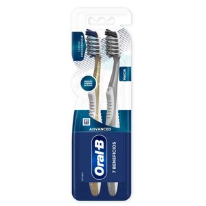 Escova Dental Oral-B 7 Benefícios Macia 2 Unidades