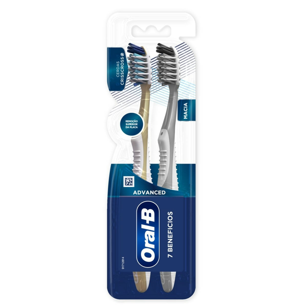 Escova Dental Oral-B 7 Benefícios Macia 2 Unidades