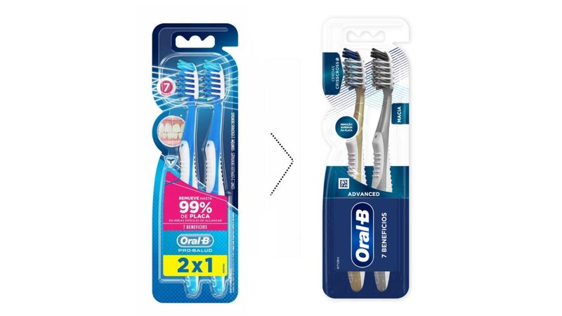 Escova Dental Oral-B Benefícios Macia Unidades