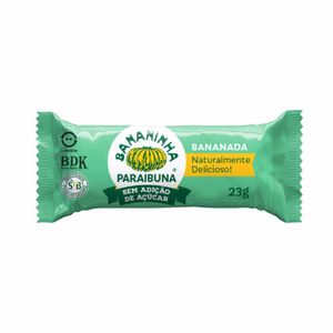 Bananada Bananinha Paraibuna Sem Açúcar Vegano Sem Conservantes 23g