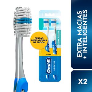 Escova Dental Oral B Indicator Cerdas Inteligentes 2 Unidades