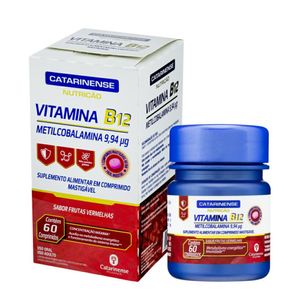 Vitamina B12 Catarinense Nutrição 60 Comprimidos