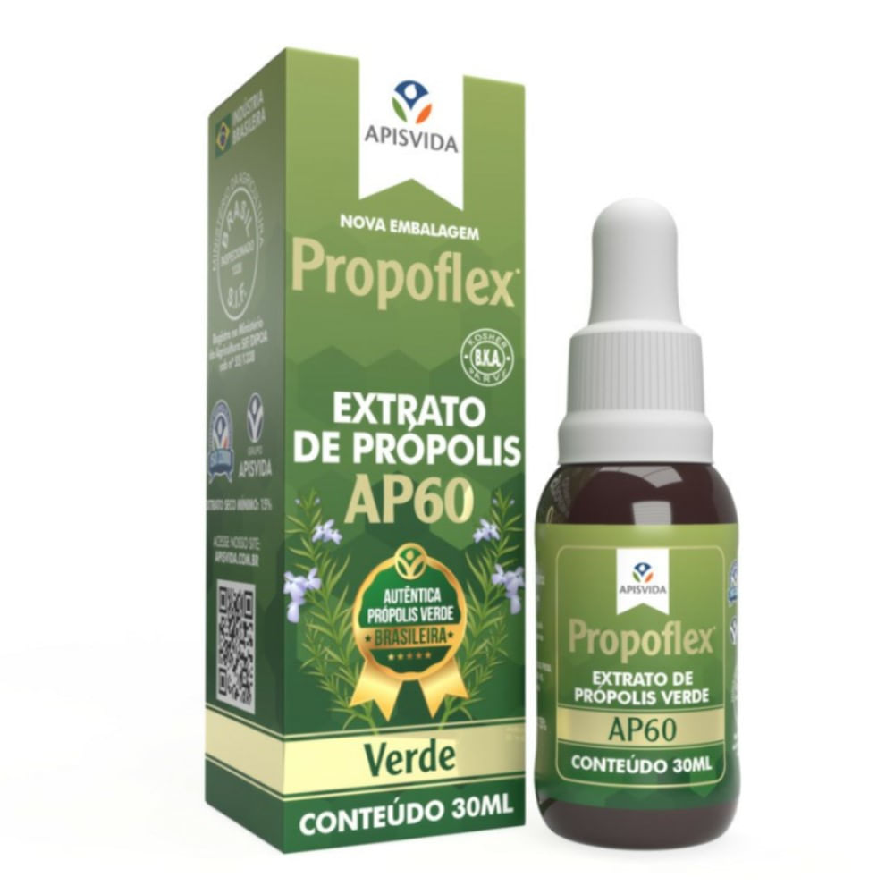 Extrato de Própolis Propoflex AP60 Verde 30ml
