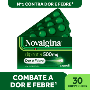 Analgésico e Antitérmico Novalgina 500mg 30 Comprimidos