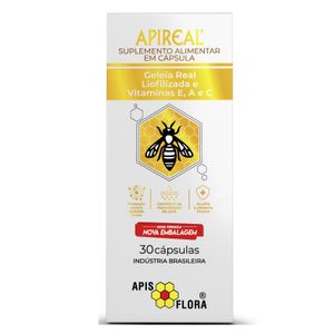 Geleia Real Liofilizada Apis Flora Apireal 30 Cápsulas