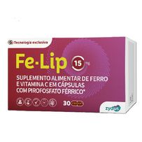 Fe-Lip 15mg Zydus 30 Cápsulas