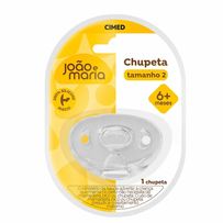 Chupeta Cimed João e Maria Orto Silicone Tamanho 2 6+ Meses 1 Unidade