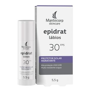 Hidratante Labial Mantecorp Skincare Epidrat Lábios FPS30 - 5,5G