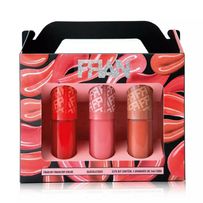 Kit Fran Franciny Gloss Labial Ehlke Glosslicious 3 Unidades de 5ml Cada