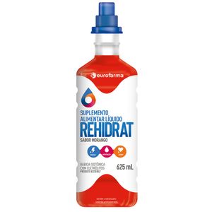 Bebida Isotônica Rehidrat Sabor Morango 625ml