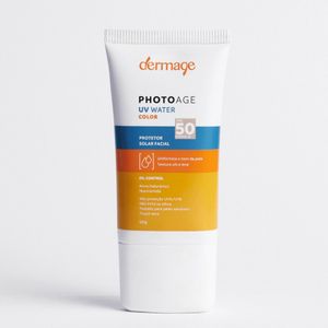 Protetor Solar Facial Dermage Photoage UV Water Color FPS50 Claro 40g