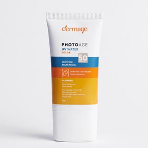 Protetor Solar Facial Dermage Photoage UV Water Color FPS50 Nude 40g