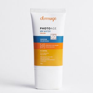 Protetor Solar Facial Dermage Photoage UV Water Color FPS50 Médio Intense 40g